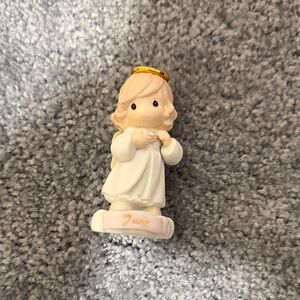 Precious Moments June Angel with White and Gold Accents